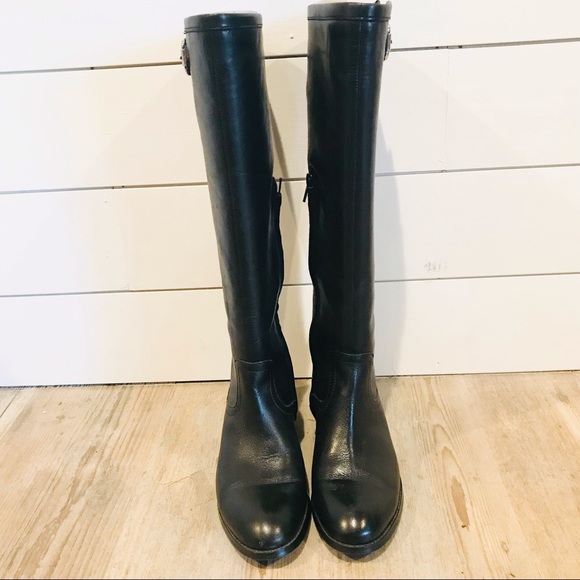 Lauren Ralph Lauren black riding boots size 7 - Picture 2 of 8